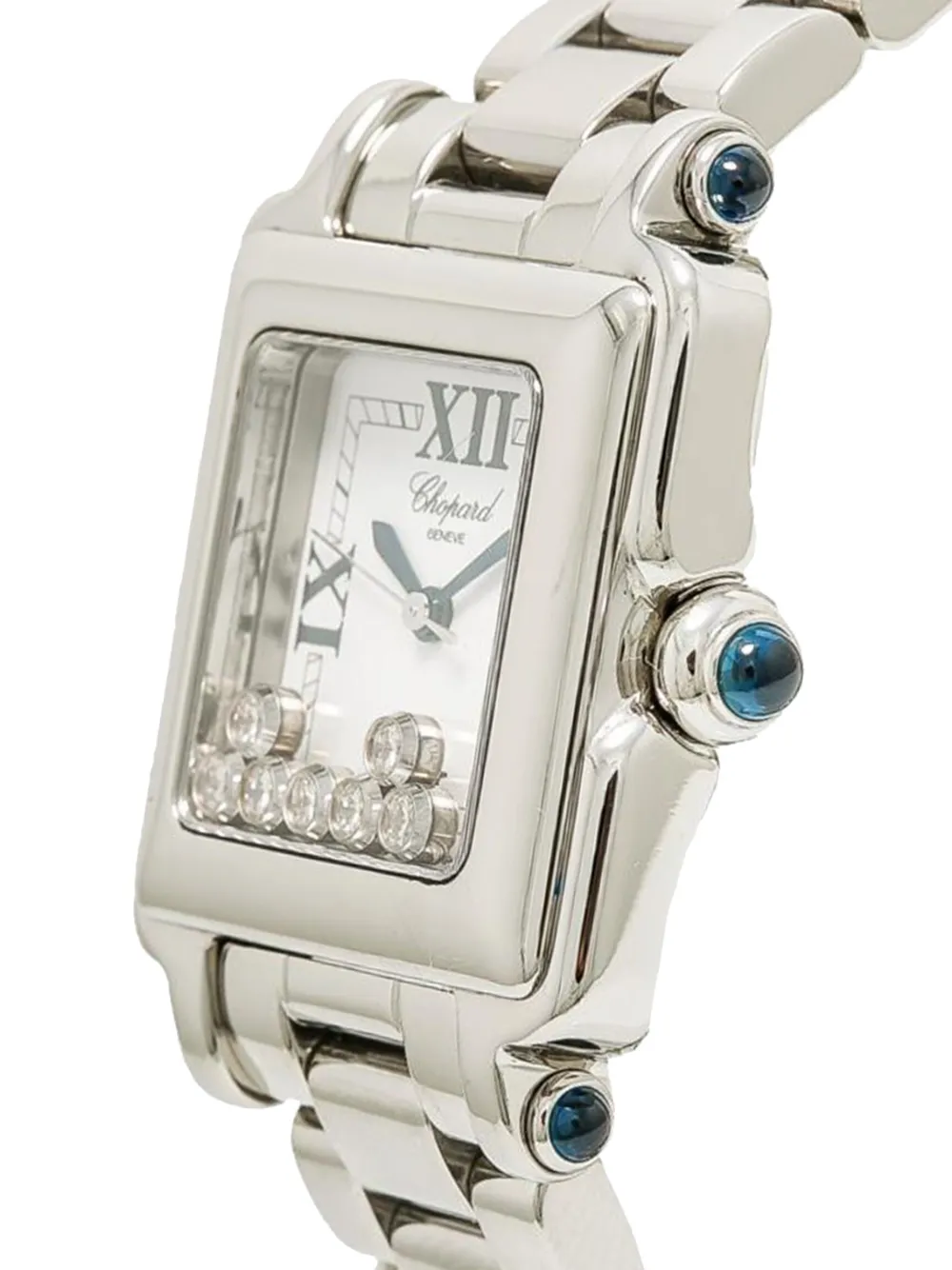 chopard pre-owned pre-owned happy sport 27mm - white