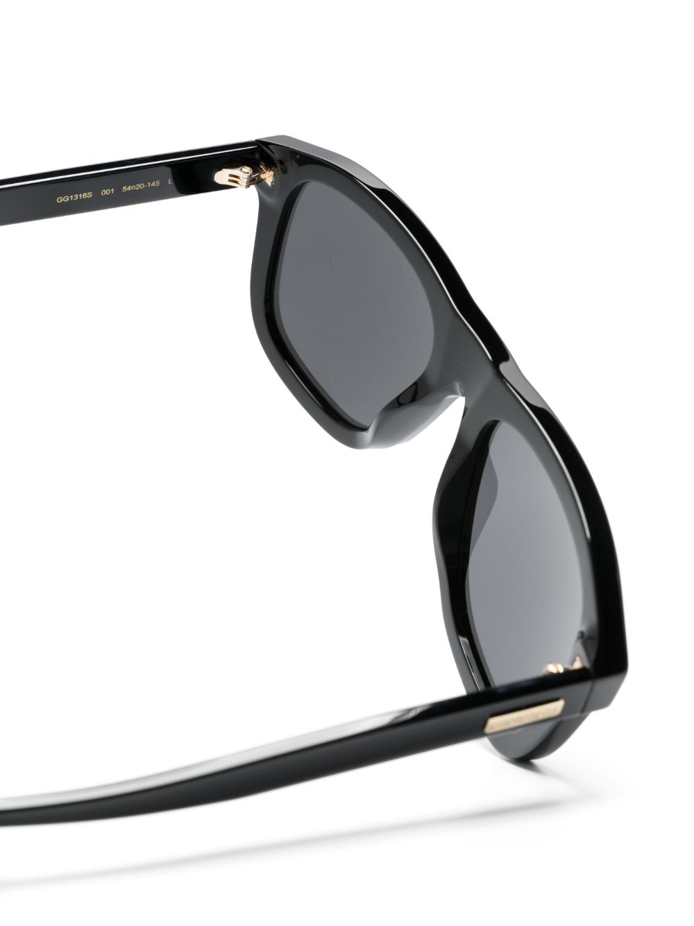 Shop Gucci Square-frame Sunglasses In Schwarz