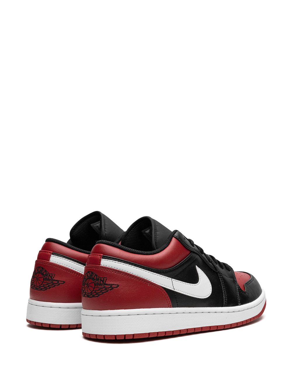 Shop Jordan 1 Low "alternate Bred Toe" Sneakers In Red