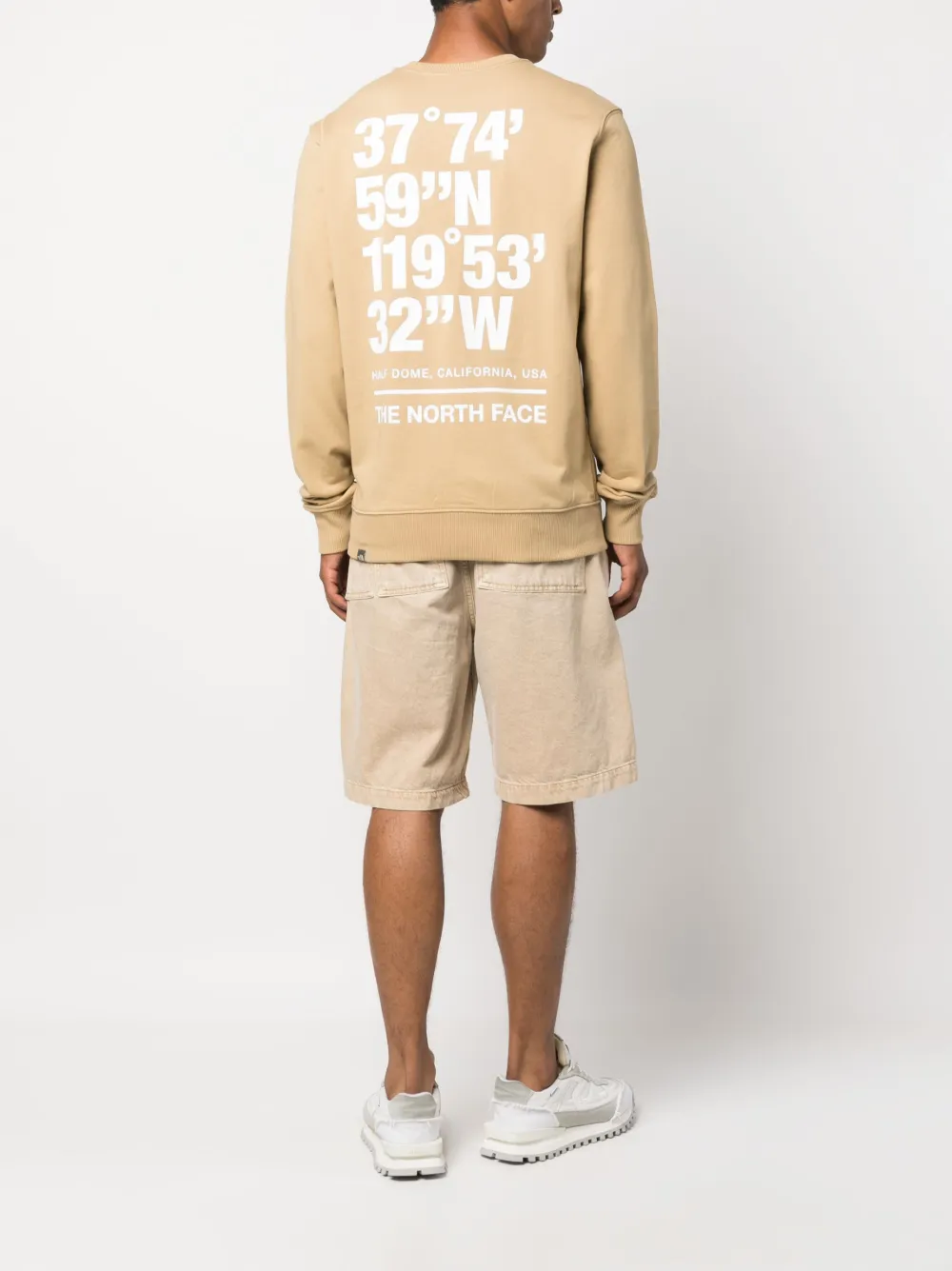 The North Face Coordinates cotton sweatshirt - Beige