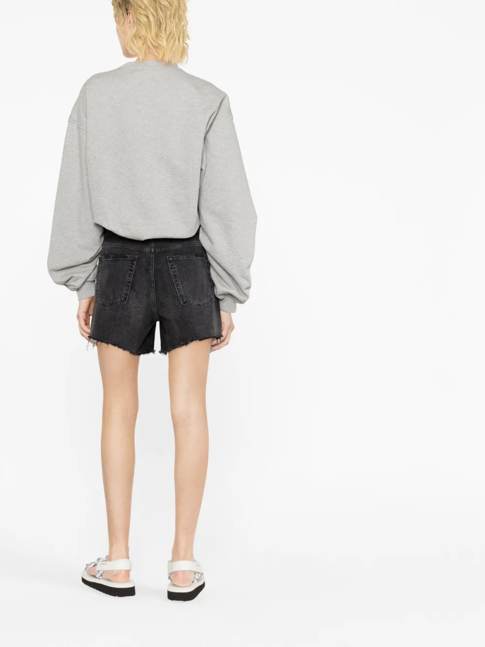 The Mannei Bushra Crew-neck Cotton Sweatshirt - Farfetch