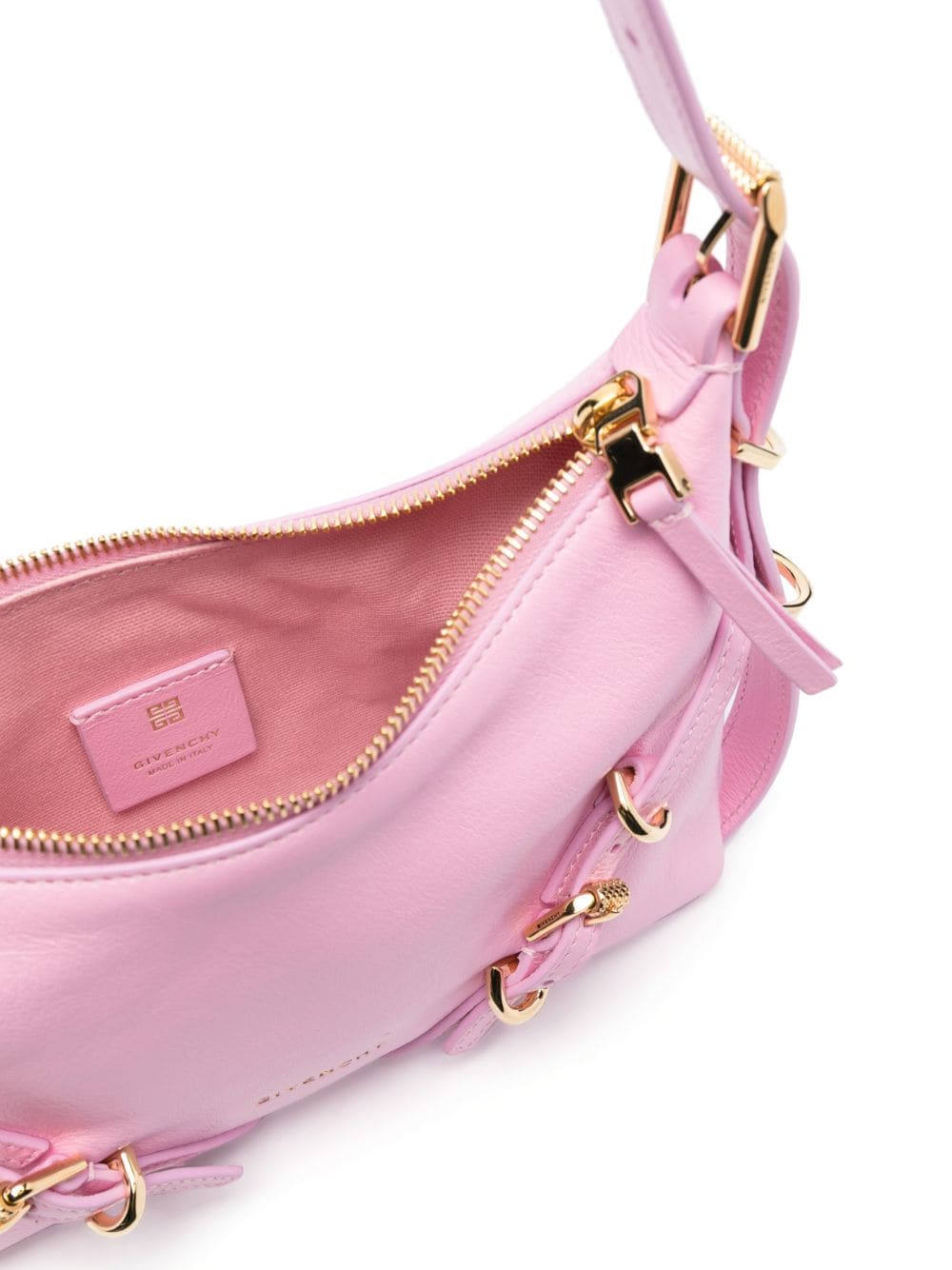 Shop Givenchy Mini Voyou Shoulder Bag In Rosa