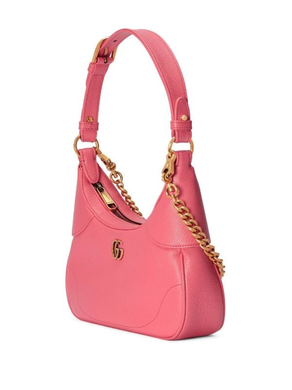 Dooney & Bourke Dooney And Bourke Small Leather Hobo Bag in Pink