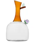 Ichendorf Milano snail glass decanter (27.5cm) - White