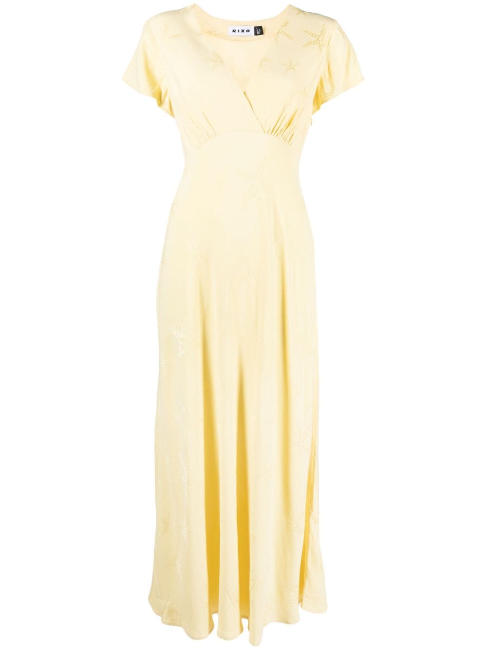 Rixo London Women's Clarissa Jacquard Starfish Midi-dress In Starfish ...