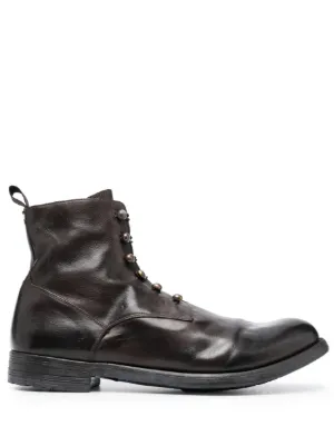 Officine Creative レザー アンクルブーツ | ブラック | FARFETCH JP
