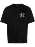 Palm Angels PA logo-embroidered T-shirt - Black