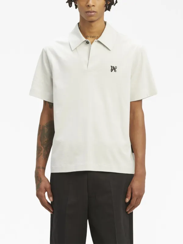 Tシャツ・カットソー Palm Angels 'Monogram' polo shirt 20134241_50423722_600.jpg
