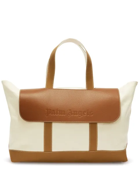 Palm Angels Classic logo-debossed tote bag