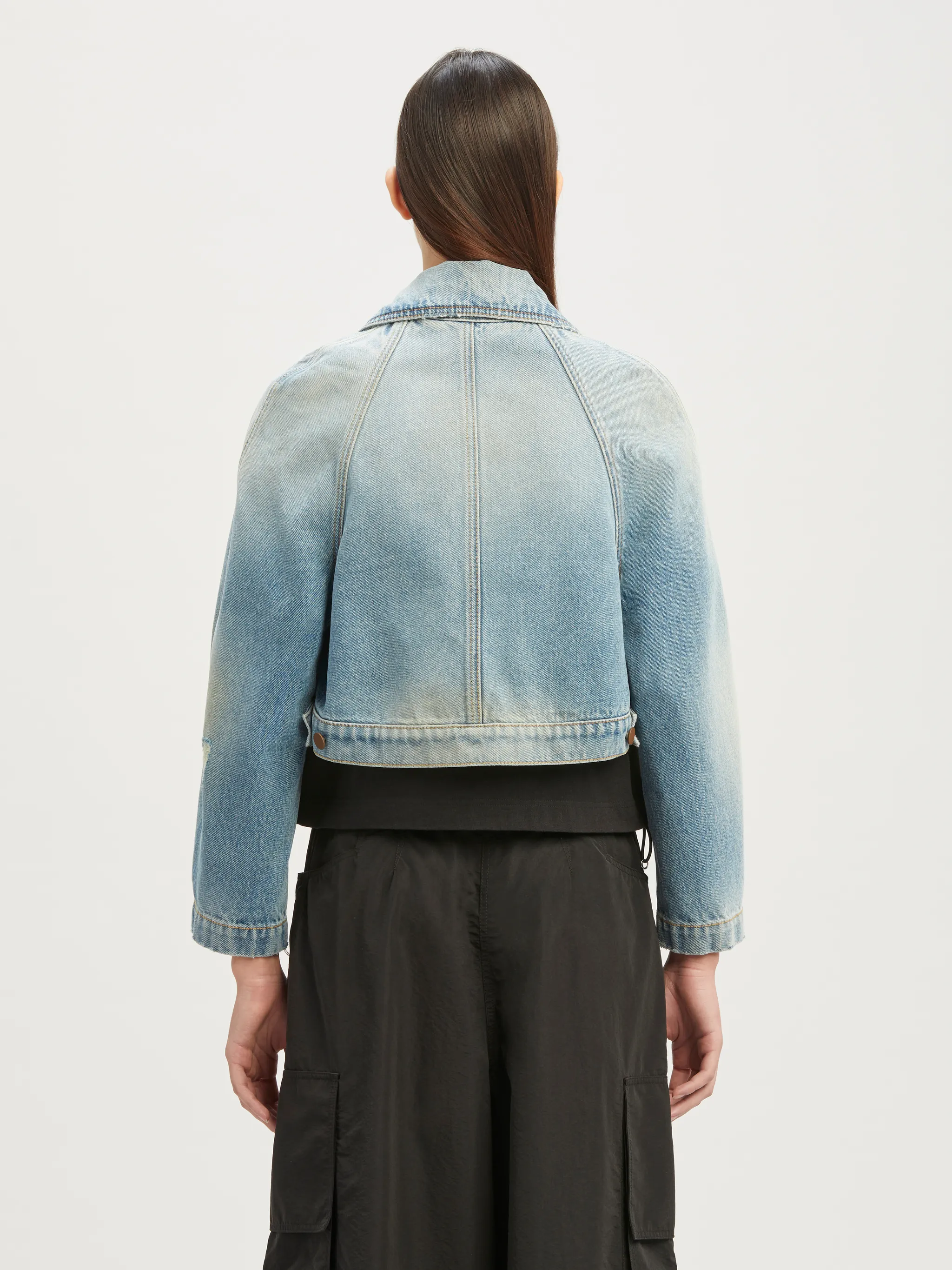 Paris Cropped Denim Jacket