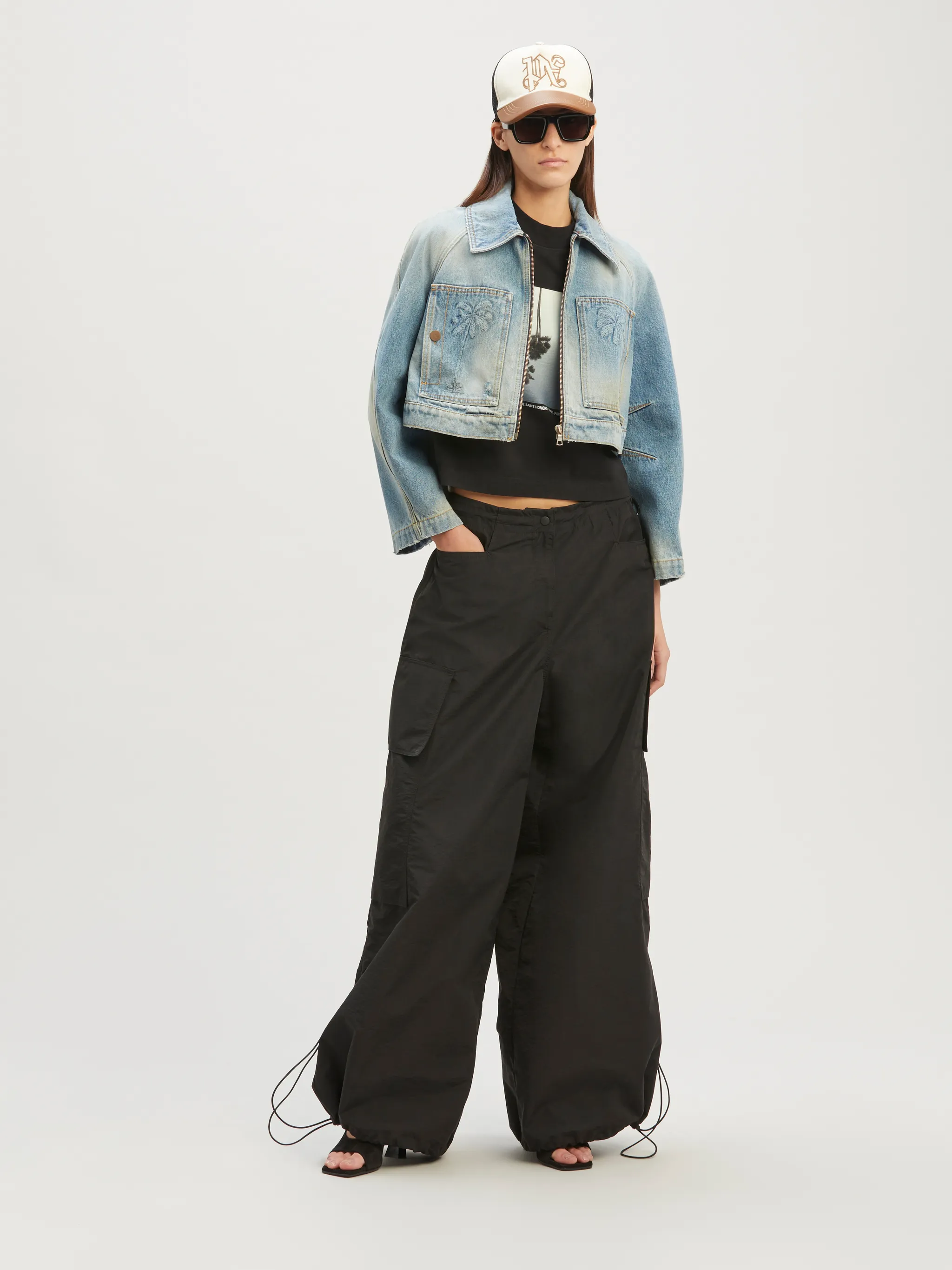 Paris Cropped Denim Jacket