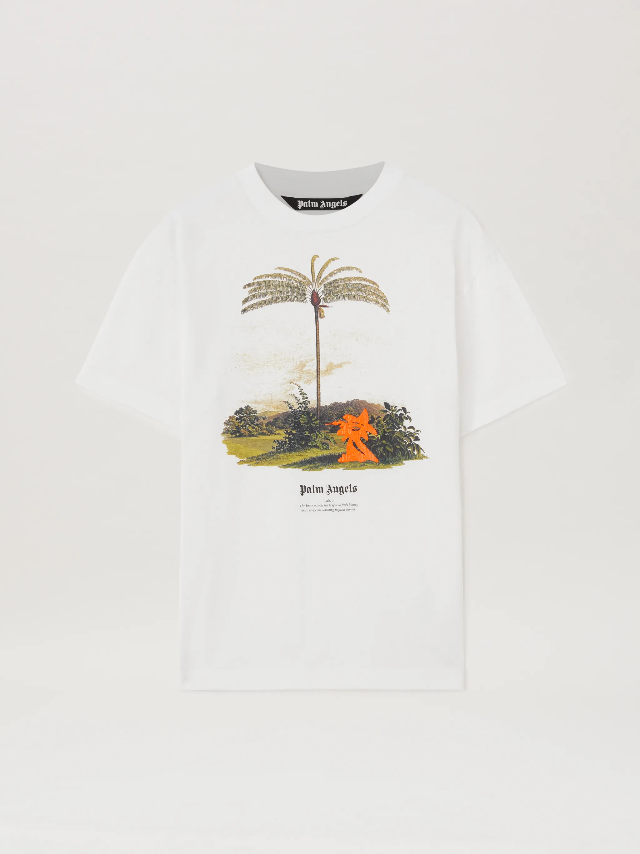 Enzo From The Tropics T-Shirt in white - Palm Angels® Official