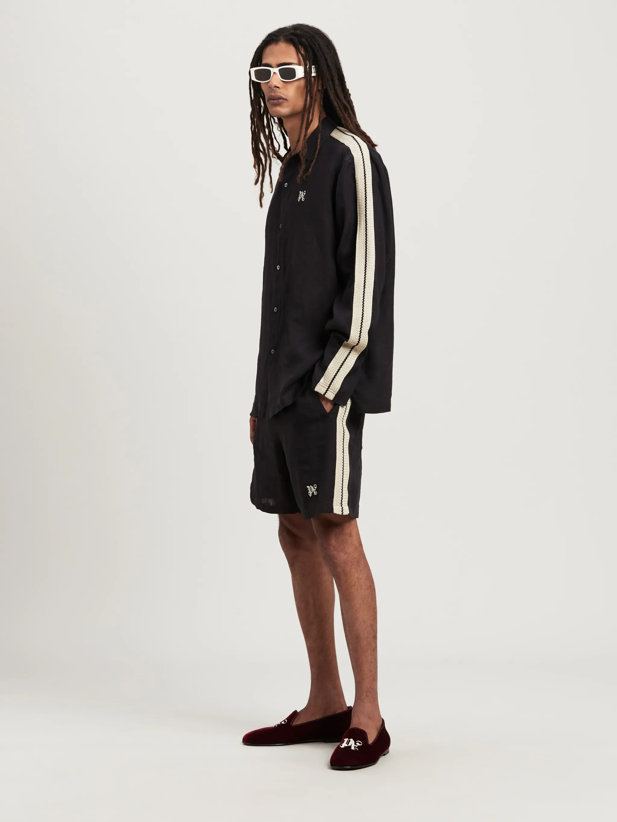 Monogram Polo Track Shirt