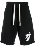Palm Angels Hunter graphic-print track shorts - Black