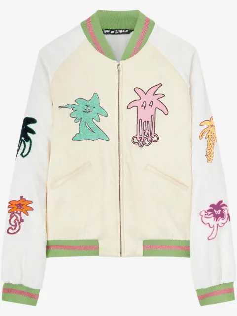 Palm Angels Palmity quilted bomber jacket