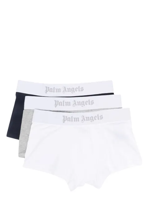 Palm Angels three-pack logo-print boxers