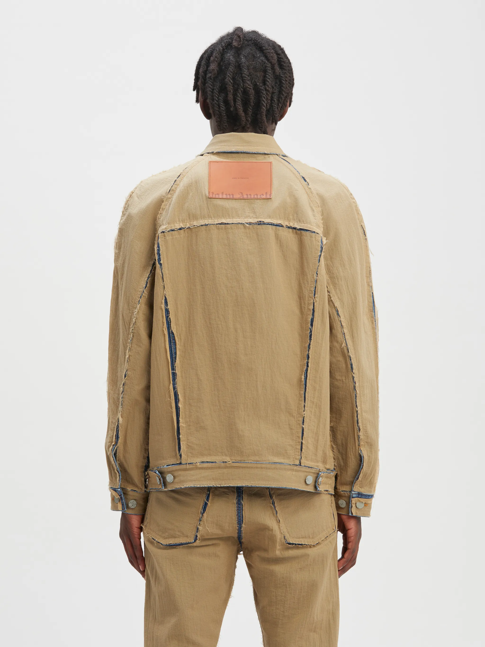 Ripstop Layer Loose Denim Jacket