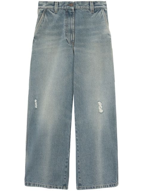 Palm Angels Paris wide-leg jeans