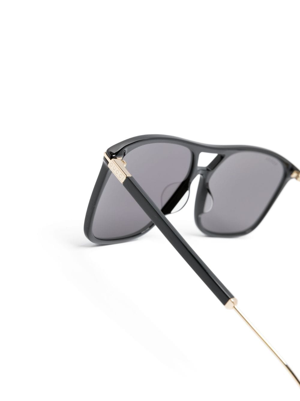 Shop Gucci Tinted Square-frame Sunglasses In Schwarz