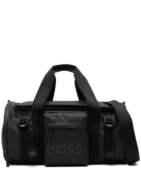 BOSS logo-print holdall bag