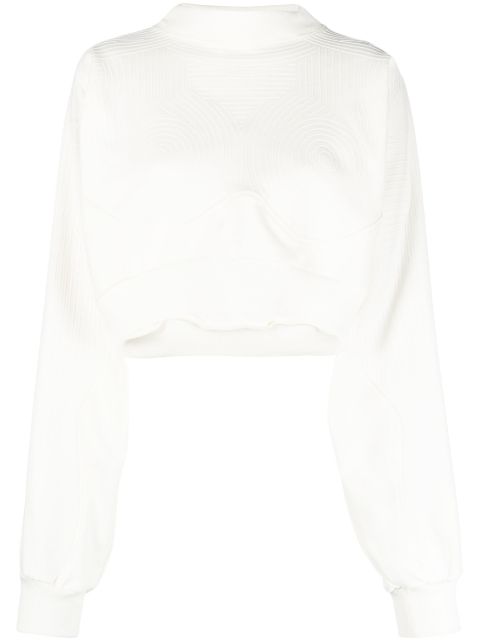 Off-White Vortix Cor cropped sweatshirt Women