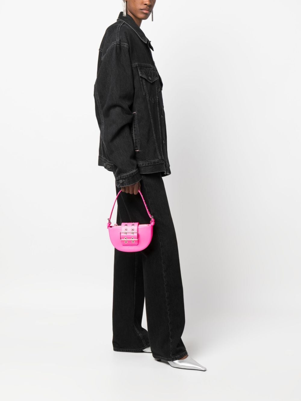 Shop Abra Eyelet-detailing Tote Bag In Pink