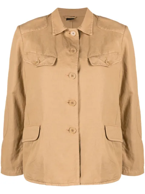 ASPESI four-pocket buttoned fitted jacket 
