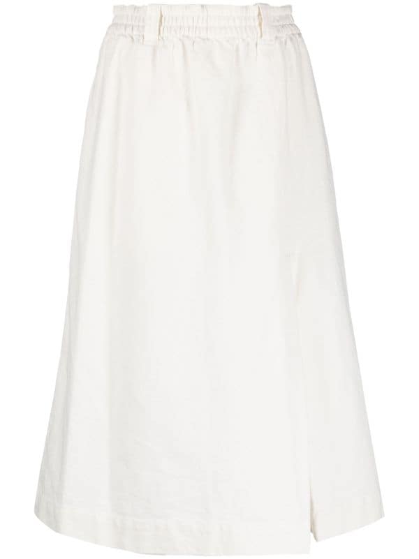 Margaret Howell A-line box-pleat Midi Skirt - Farfetch