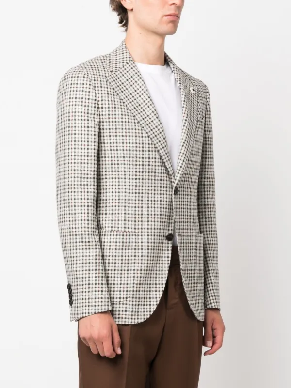 Lardini シングルジャケット | ニュートラル | FARFETCH JP