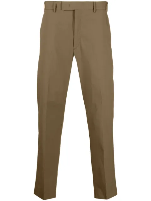 PT Torino pantalones chinos con detalle de pluma