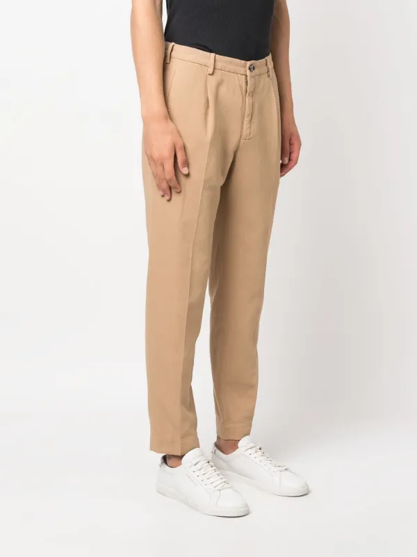 コットンテーパードパンツ INCOTEX（インコテックス）TAPERED FIT ストレッチコットン
