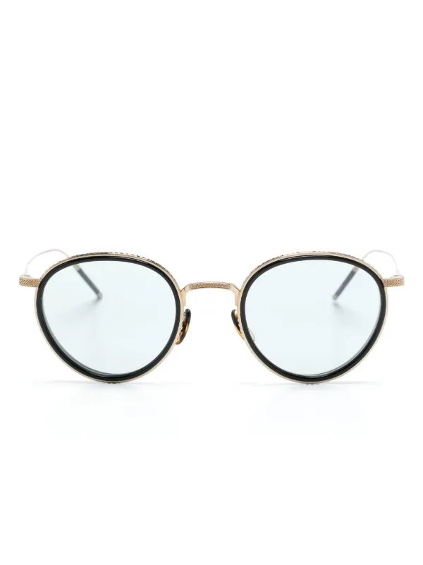 Oliver Peoples TK 8 round frame Sunglasses Farfetch