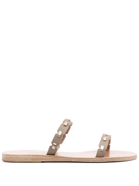 Ancient Greek Sandals Kara leather slides