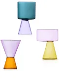 Ichendorf Milano Travasi geometric glasses (set of 3) - Purple