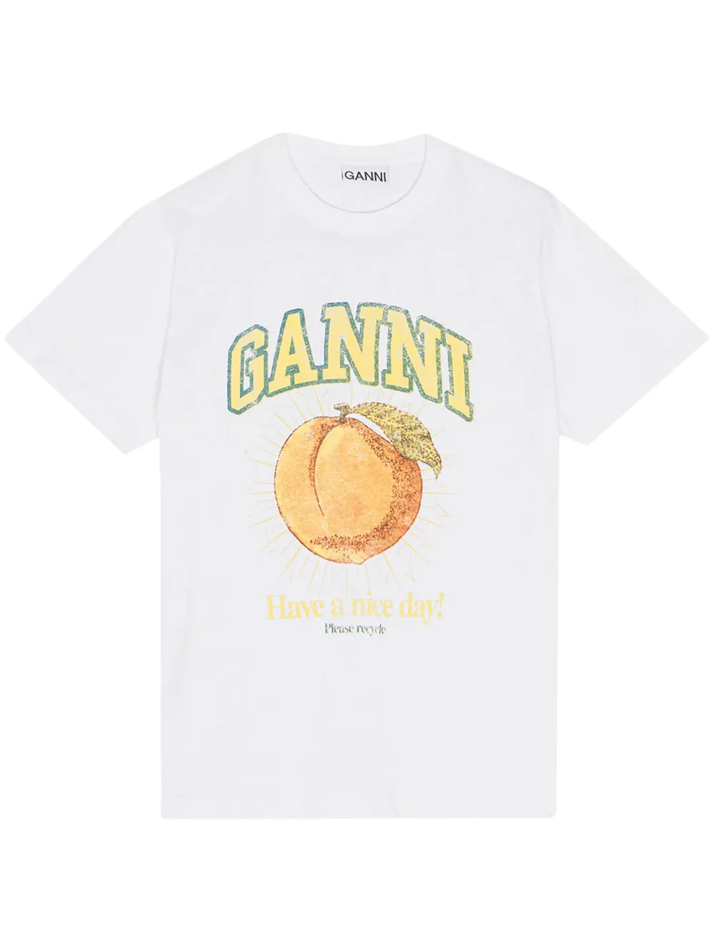 GANNI ロゴ Tシャツ - Farfetch