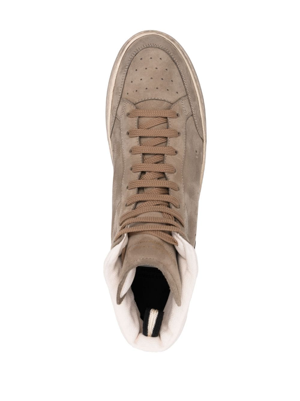 OFFICINE CREATIVE HIGH-TOP LEATHER SNEAKERS 