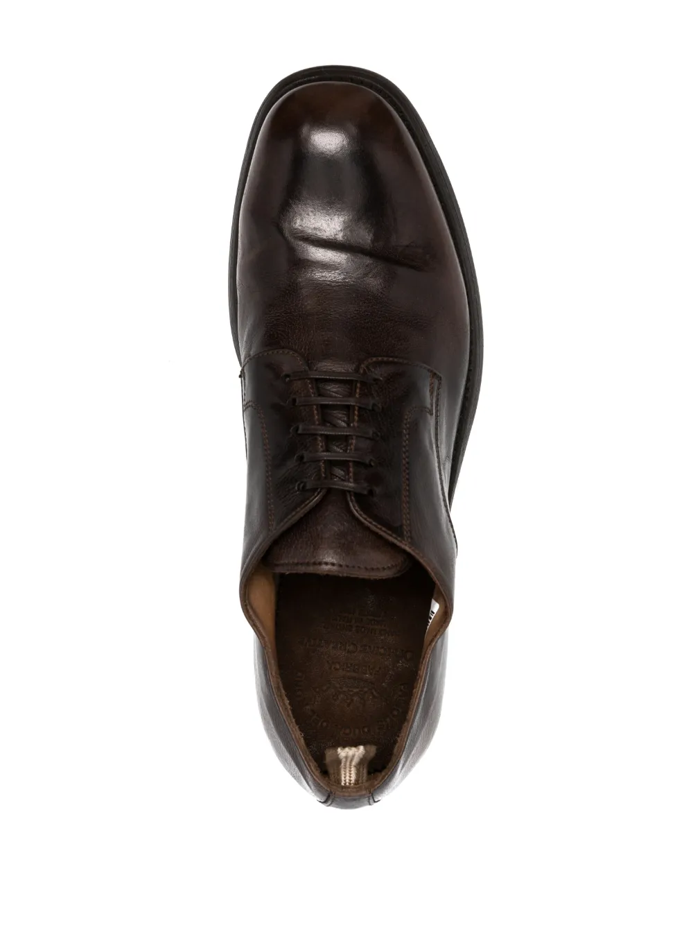 Officine Creative Chronicle leren derby schoenen Bruin