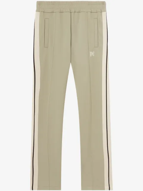 Palm Angels monogram-embroidered striped track pants