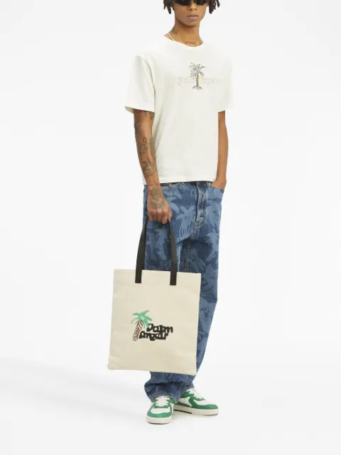 Palm Angels Sketchy logo-print tote bag PMNA068E23FAB0020410 - 1