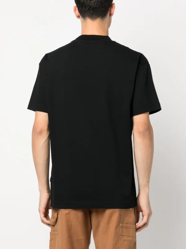 人気！【Palm Angels】コットン Tシャツ Palm Angels logo-print Cotton T-shirt | Black | FARFETCH