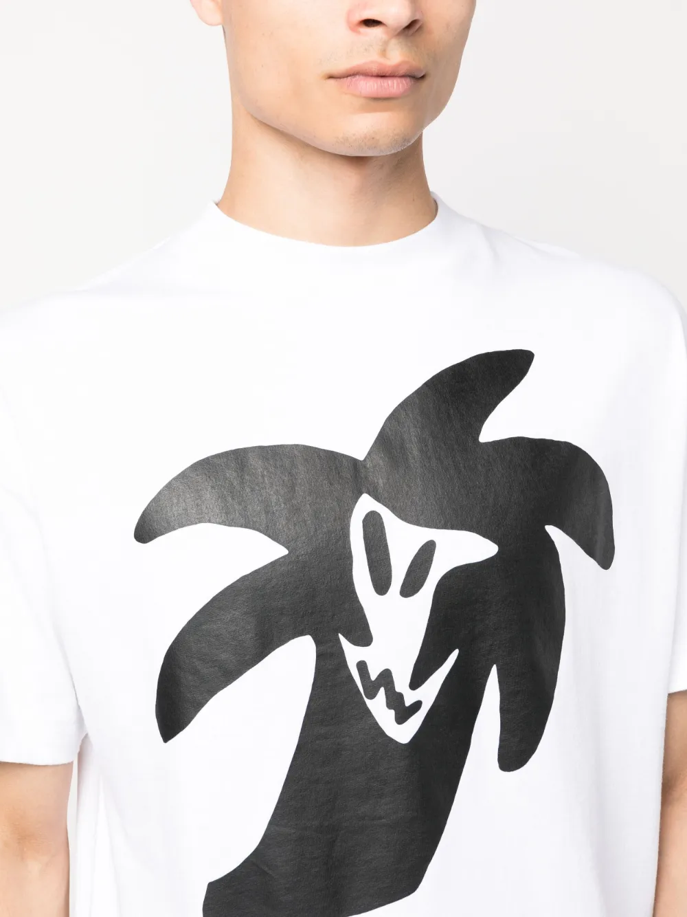 Palm Angels 'palmity Unity' Cotton T-shirt - Men's - Cotton In White