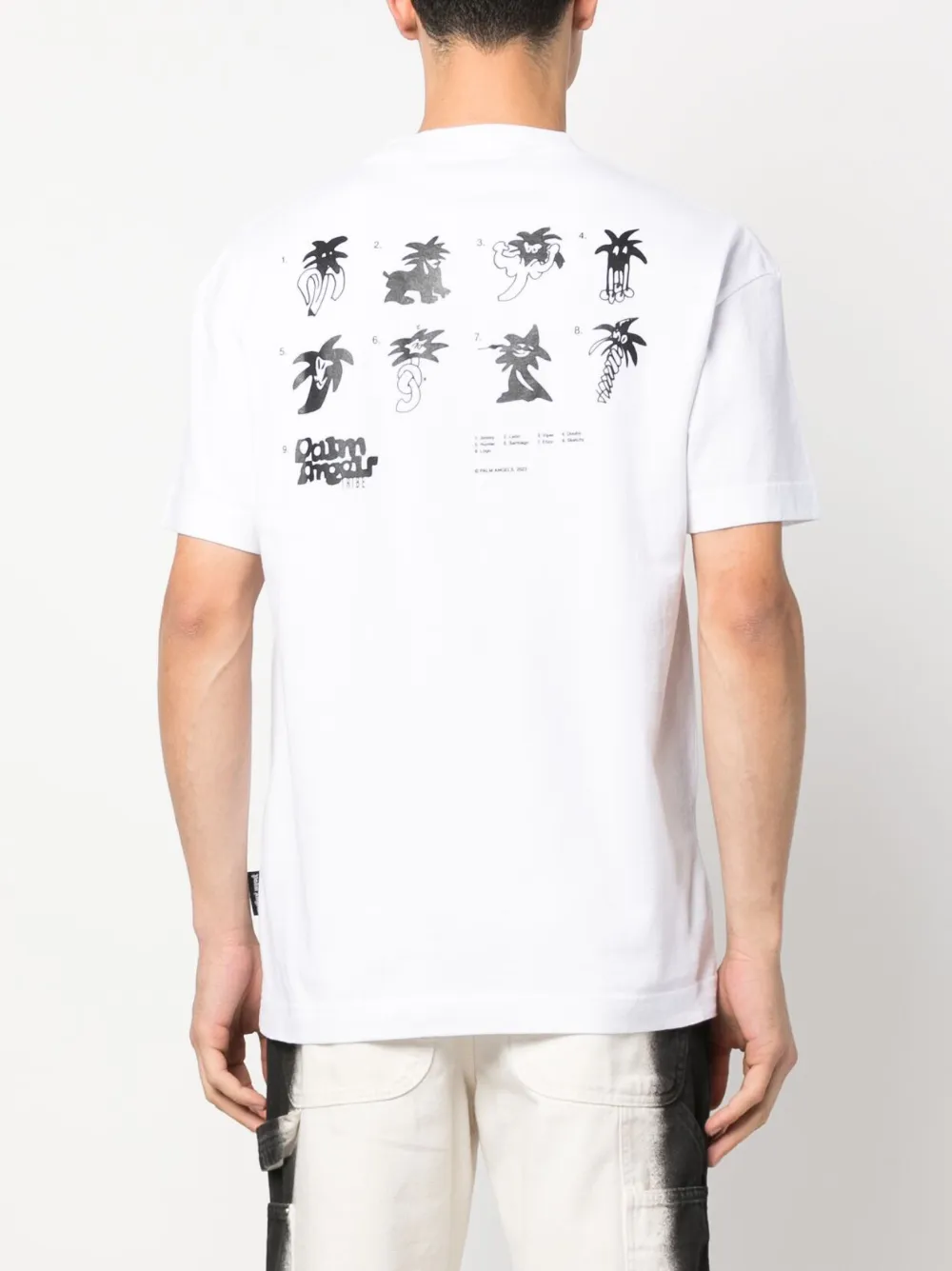 Palm Angels 'palmity Unity' Cotton T-shirt - Men's - Cotton In White