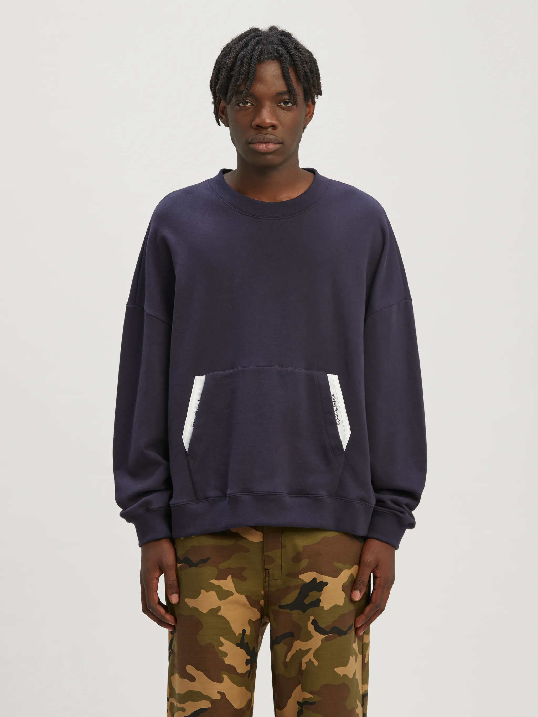 Sartorial Tape Pocket Crewneck