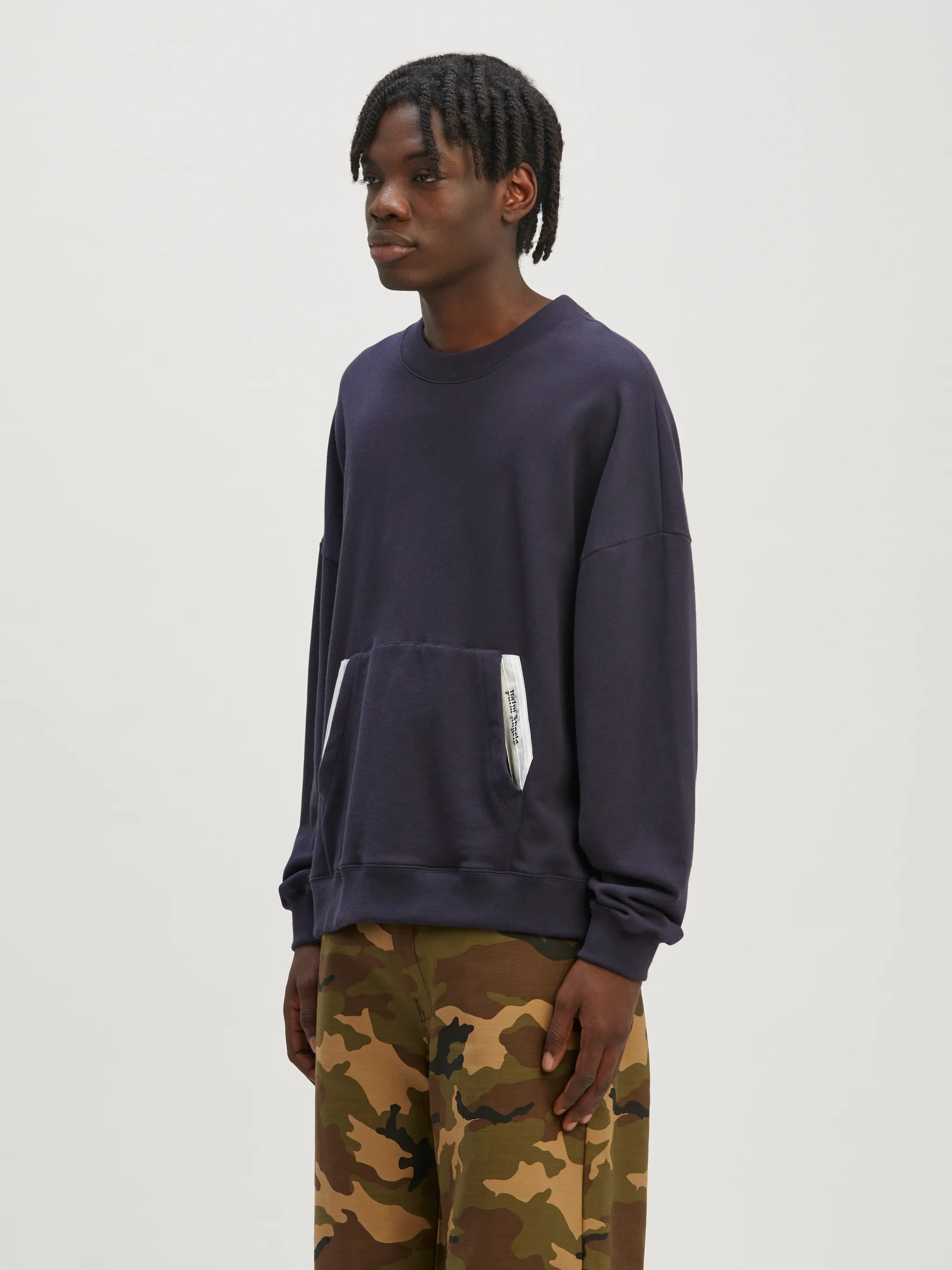 Sartorial Tape Pocket Crewneck