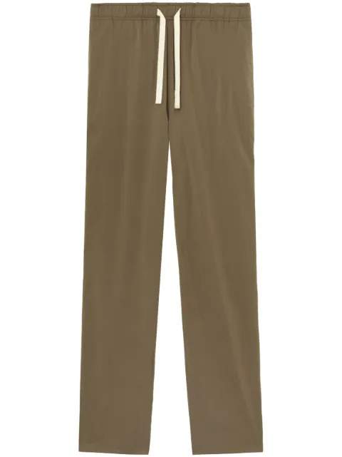 Palm Angels pantalones rectos con cordones en la pretina