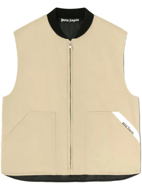 Palm Angels Sartorial Tape zip-up vest