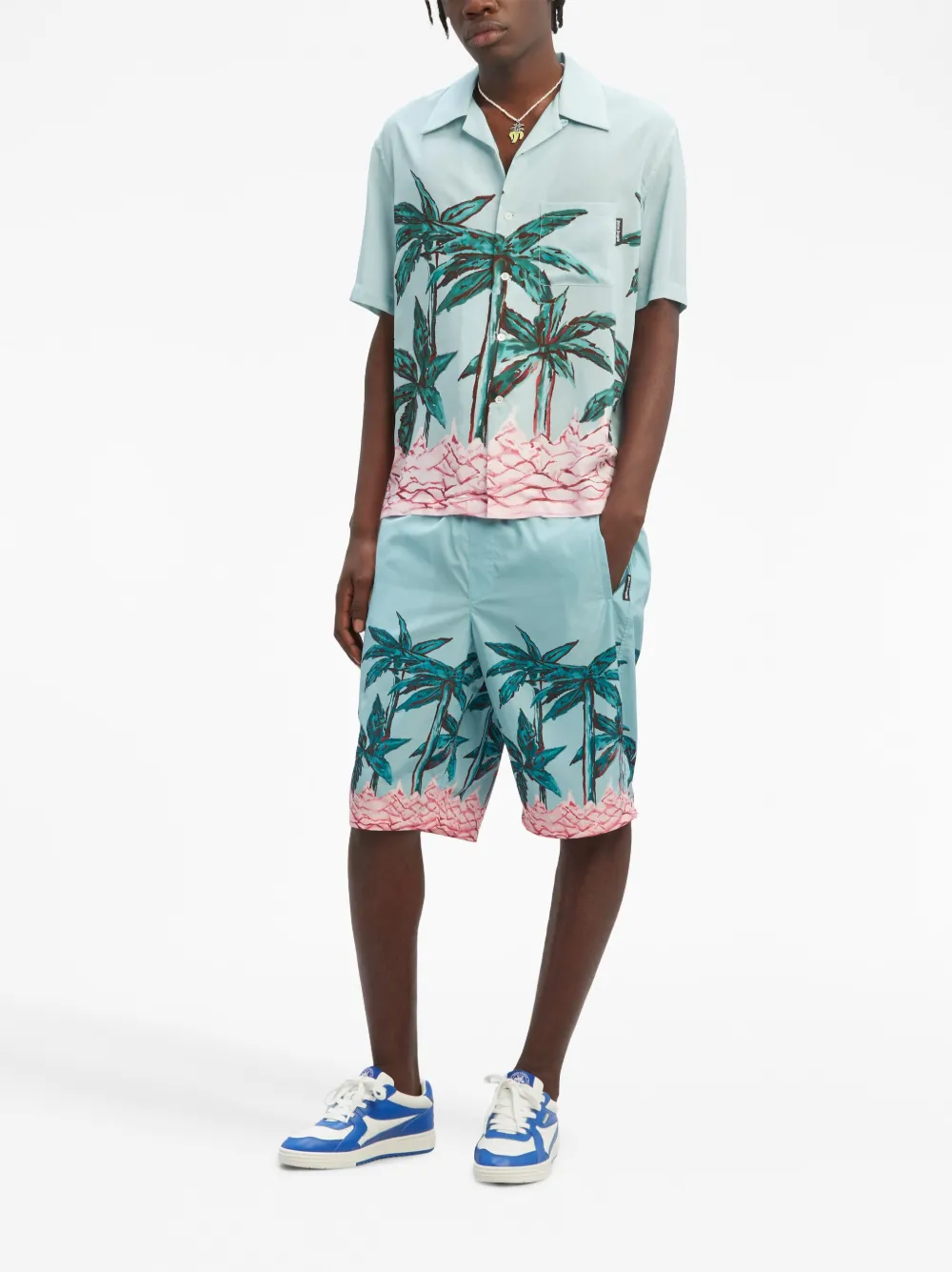 Palm Angels Costume da bagno con stampa Palms Row- | Abbigliamento da mare | Image 3