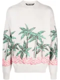 Palm Angels Palms Row-print sweatshirt - Neutrals