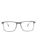 TOM FORD Eyewear metal square-frame glasses - Grey