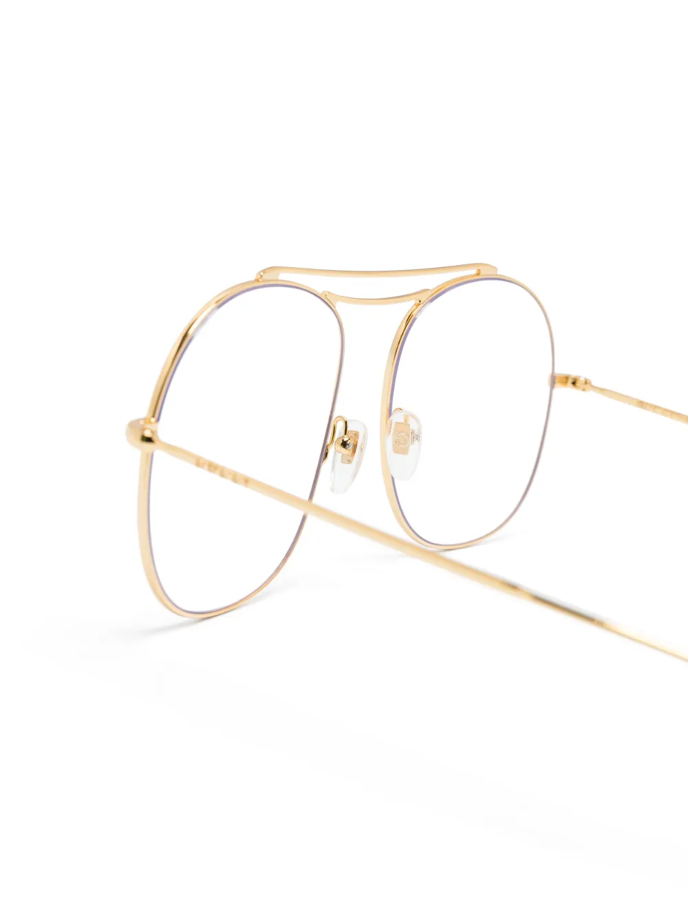 Gucci Eyewear double-bridge pilot-frame Glasses - Farfetch